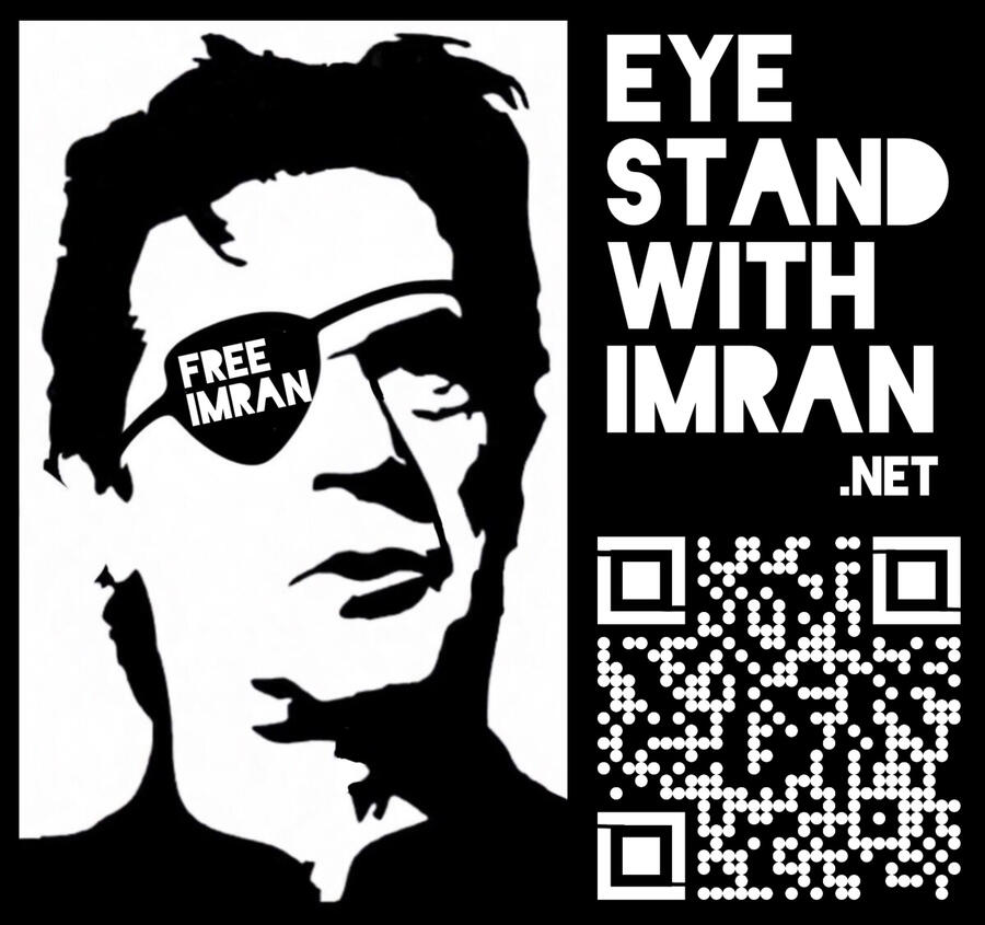 Eye Stand With Imran Stencil